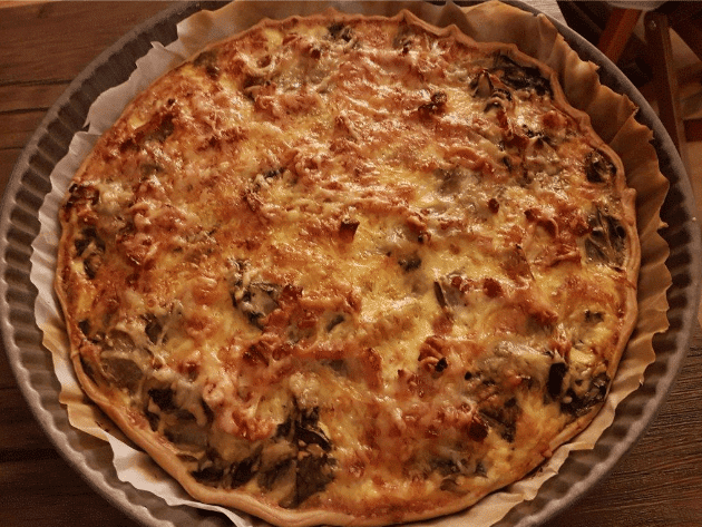Quiche au vert de blettes