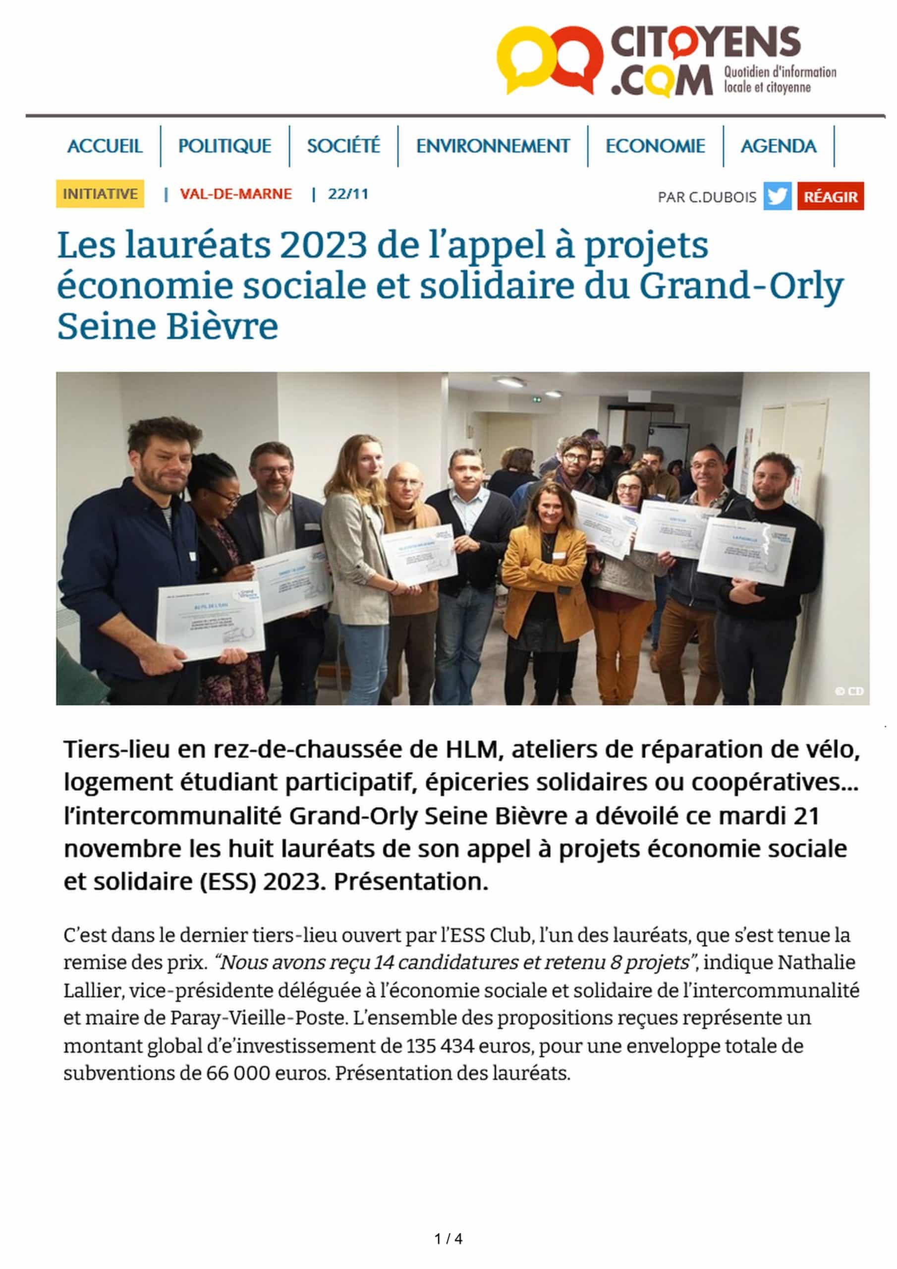 94.citoyens.com du 22 novembre 2023