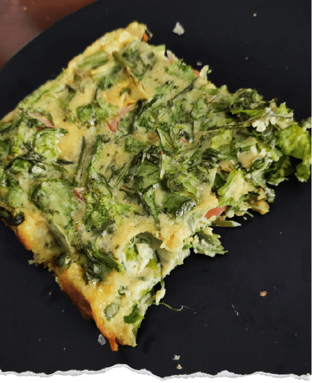 Clafouti aux fanes (anti gaspi)