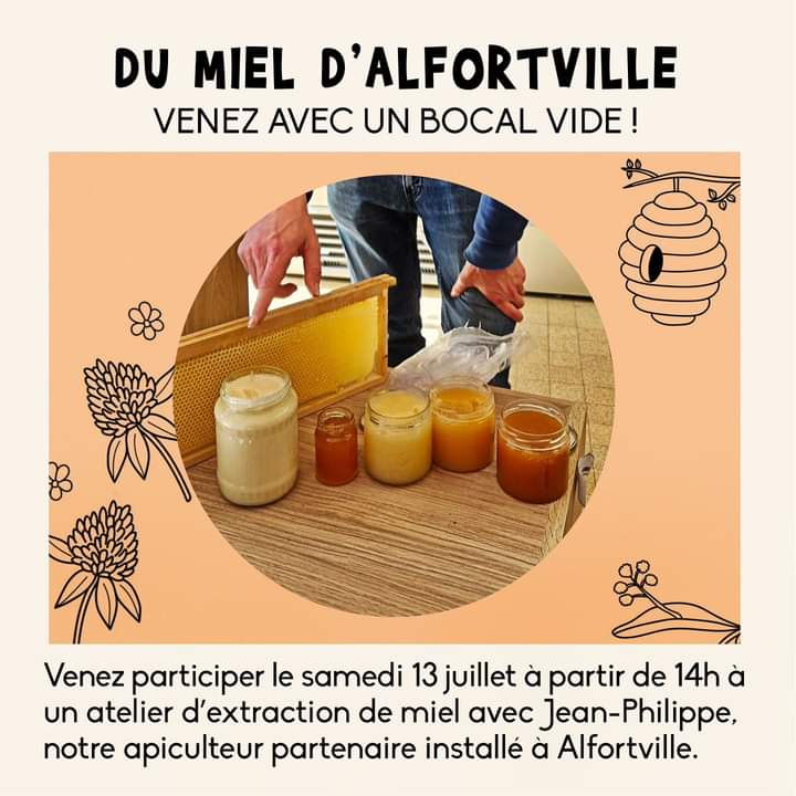 Atelier « Extraction de Miel » avec Jean-Philippe le 13 juillet