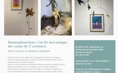 Exposition de sérigraphies et silhouettes en laiton à Paris jusqu’au 6 octobre