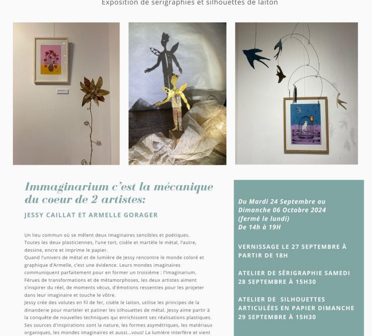 Exposition de sérigraphies et silhouettes en laiton à Paris jusqu’au 6 octobre