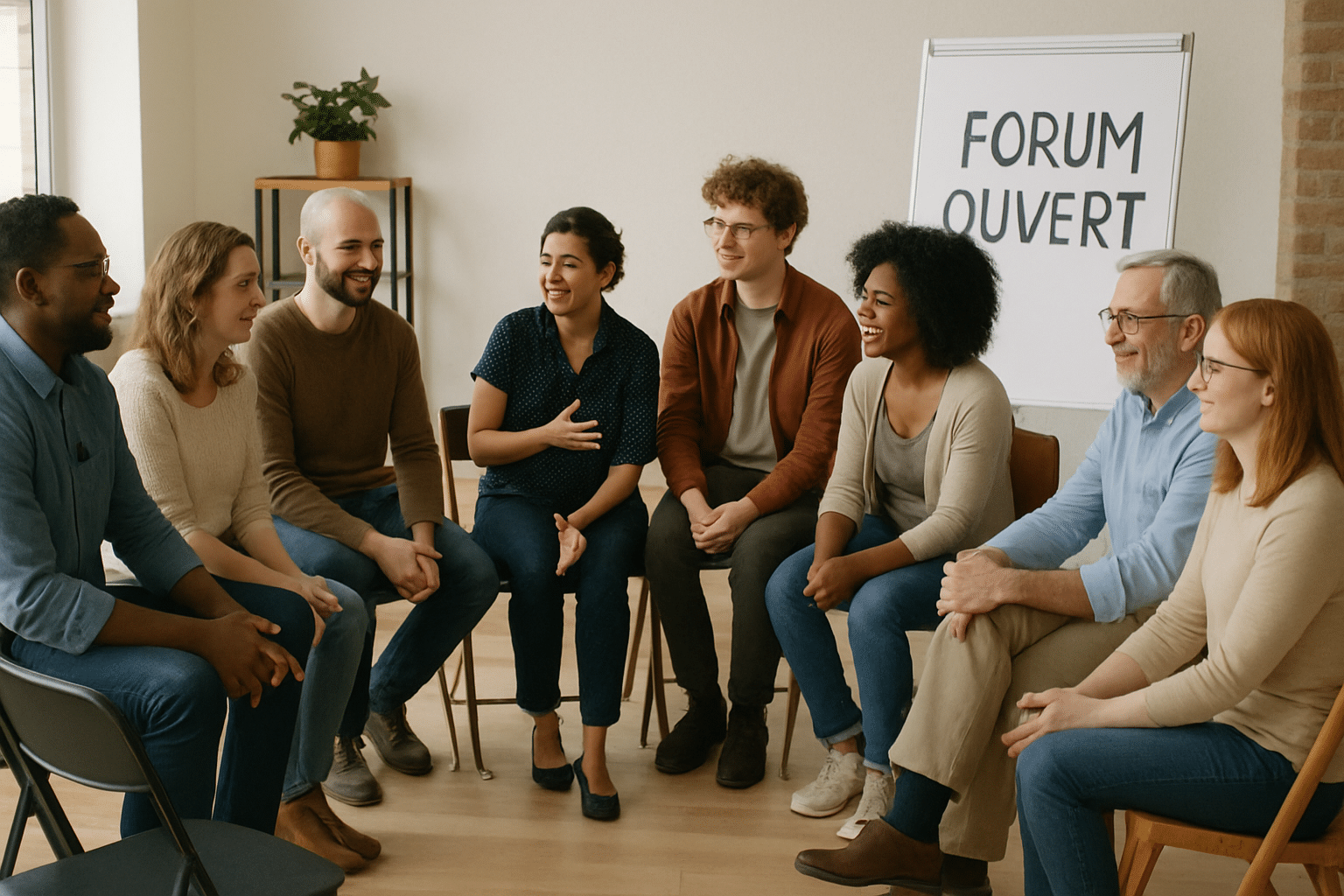 Réunion d'organisation pour le forum de la coop