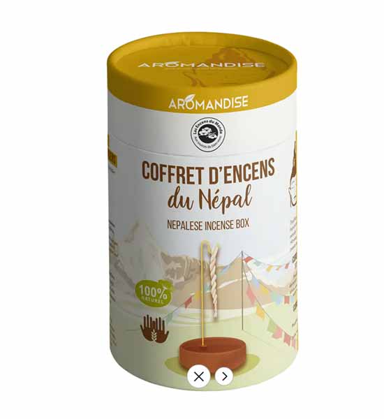 Coffret d'encens du Népal