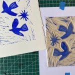 Atelier Linogravure avec Julie