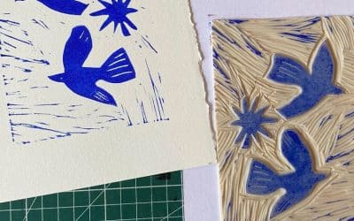 Atelier Linogravure avec Julie
