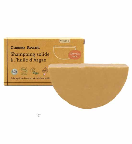 Shampoing solide à l'huile d'argan