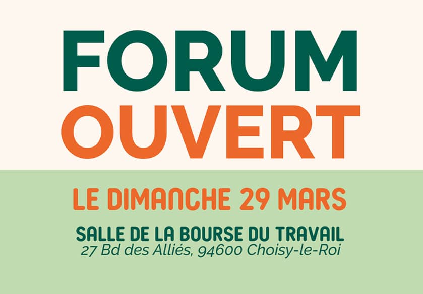 Forum ouvert : Choisy Ta Coop c&rsquo;est NOUS !