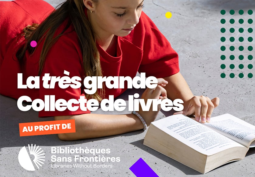 La Très Grande Collecte de Livres 2026 : Donnez une seconde vie à vos livres !
